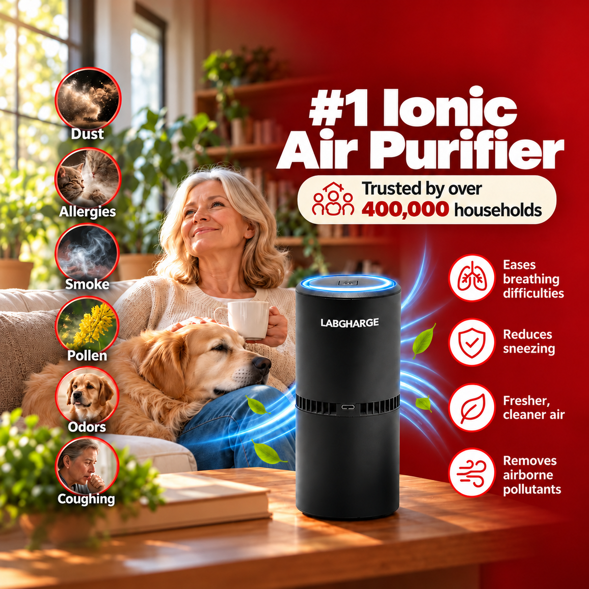 EL MEJOR PURIFICADOR DE AIRE IÓNICO DEL MERCADO (FUNNELISH)